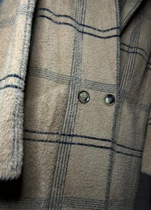 Пальто, кофта, кардиган, накидка альпака, травка, клітинка rino & pelle9 фото