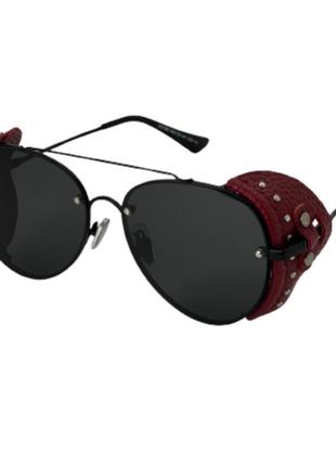 Поляризовані сонцезахисні окуляри-авіатори зі з'ємними шорами 31395