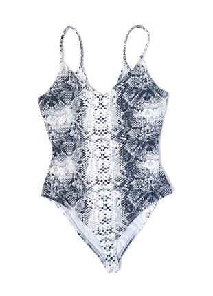 Боди в змеиный принт river island, l