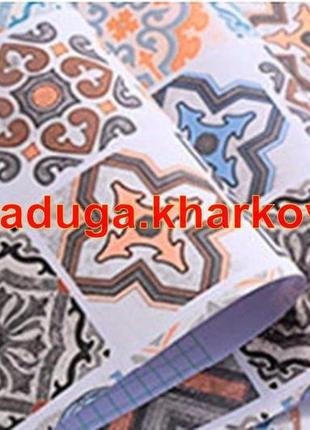Самоклеющаяся износостойкая наклейка/обои в стиле "марокко",60см(ширина)7 фото
