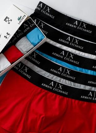 Мужские боксеры armani exchange 3 штуки5 фото