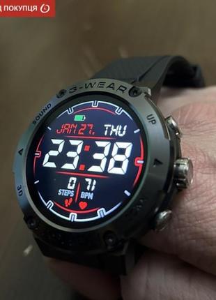 Смарт часы мужской smart sport g-wear black6 фото