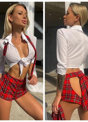 Эротический ролевой костюм школьницы d&a schoolgirl, m