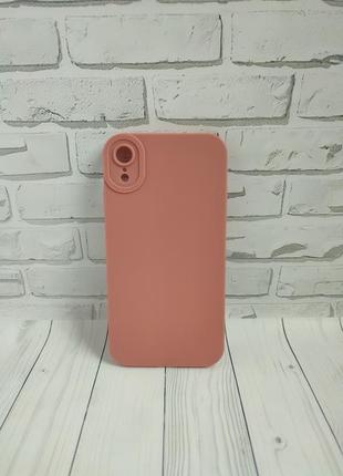 Чехол iphone xr matte lux силіконовий