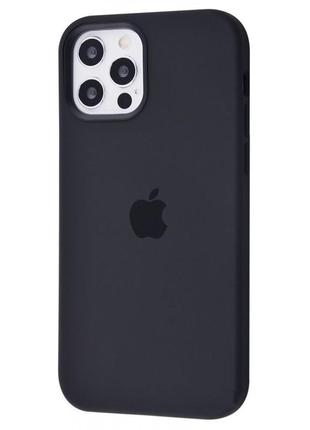 Чохол silicone case with magsafe and splash screen iphone 12 mini black