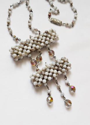 Колье винтаж ожерелье винтажное коллекционное бусы