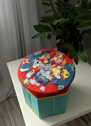 Ящик для зберігання іграшок paw patrol щенячий патруль4 фото