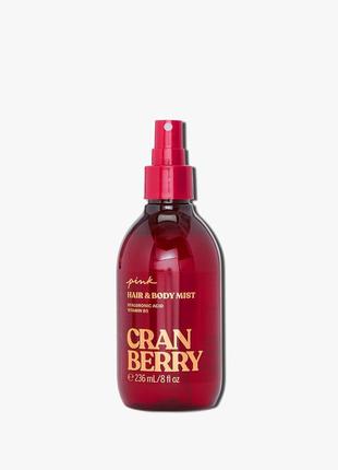 Спрей для волос и тела cranberry victoria’s secret 236 мл1 фото