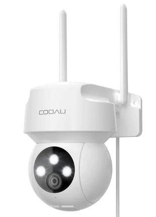 Cooau dc201 2k наружная камера наблюдения, ptz-камера wlan, наружная ip-камера wi-fi, наружное наблюдение