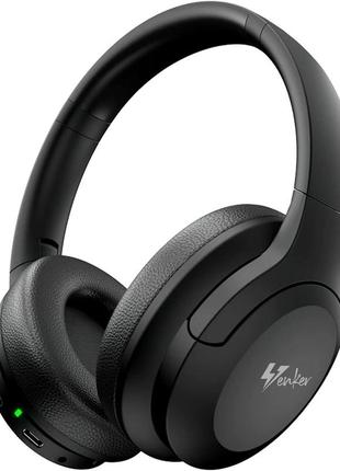 Bluetooth навушники venker, бездротова гарнітура b18 над вухом, технологія активного шумозаглушення anc, склад