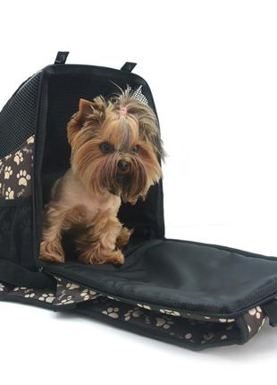 Рюкзак для переноски котов и собак zoo-hunt глория №0 16 х 26 х 30 см1 фото