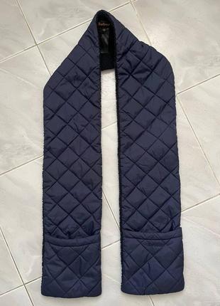 Теплый шарф с карманами barbour оригинал