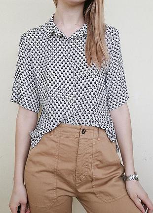 Укороченная блузка h&m
