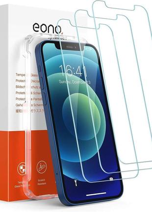 Бренд amazon – eono iphone 12 mini protector screen protector 3 pack, пленка из закаленного стекла 5,4 дюйма,