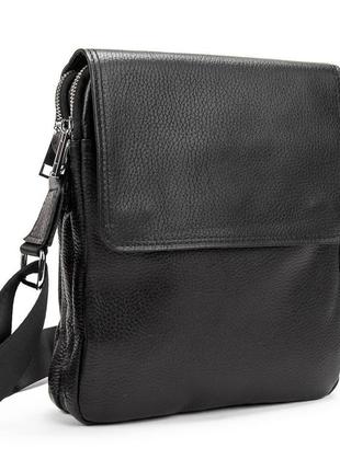 Шкіряний месенджер з клапаном на два відділи tiding bag m56-3508a