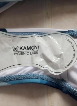 Новые плавки низ купальника тропический принт бренда kamoni uk 12 eur 409 фото