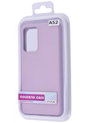 Чехол wave colorful case (tpu) samsung galaxy a52 (a525f) black currant2 фото