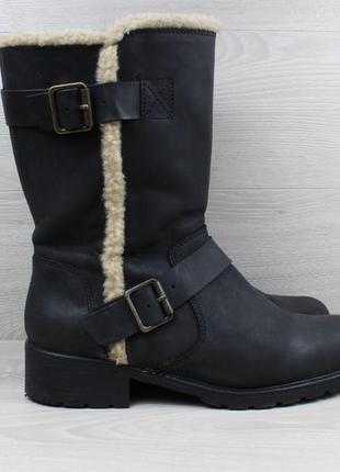Кожаные женские сапоги / ботинки clarks оригинал, размер 40