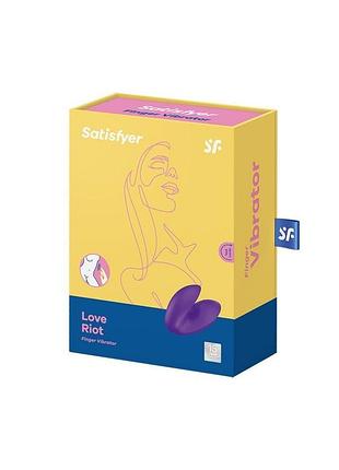 Вибратор на палец satisfyer love riot purple, 12 вариантов использования