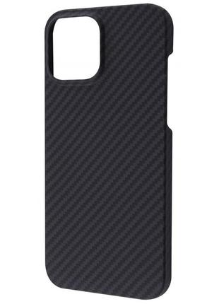 Чохол wave premium carbon slim with magsafe iphone 12 pro max black