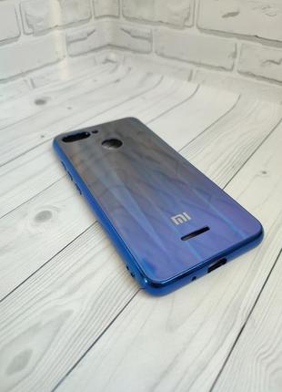 Чехол xiaomi redmi 6 aurora glass3 фото