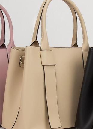 Женская классическая сумка в гладкой коже firenze italy f-it-5544b