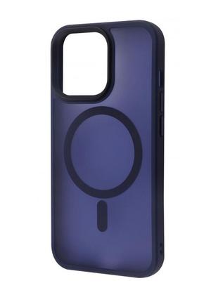Чохол wave matte insane case with magsafe iphone 13 pro midnight blue