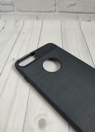 Чехол iphone 7+ / 8+ з карбоновими вставками2 фото