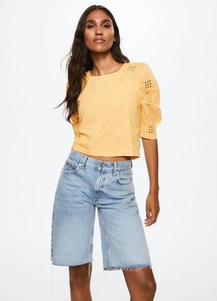 Джинсові бермуди від mango, 34р, оригінал