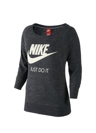 Женский оверсайз свитшот пуловер nike oversized gym sweatshirt