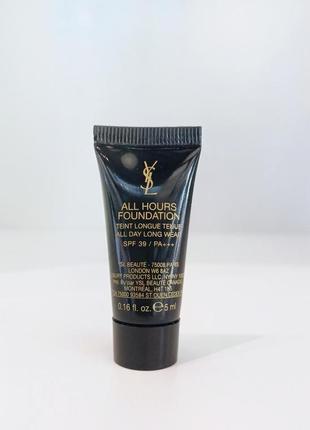 Yves saint laurent all hours foundation ln4 стойкий тональный крем