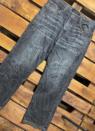 Чоловічі бавовняні джинси (штани, брюки) calvin klein (кельвін кляйн лрр ідеал оригінал сіро-білі)1 фото