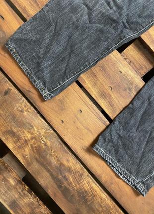 Чоловічі бавовняні джинси (штани, брюки) calvin klein (кельвін кляйн лрр ідеал оригінал сіро-білі)3 фото