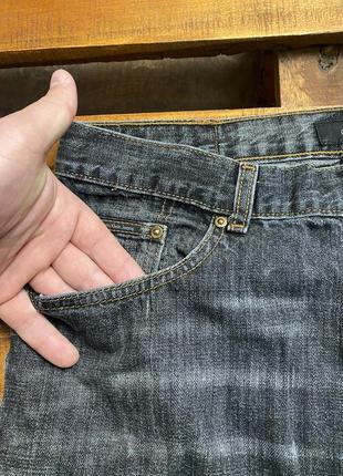 Чоловічі бавовняні джинси (штани, брюки) calvin klein (кельвін кляйн лрр ідеал оригінал сіро-білі)6 фото
