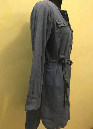 Джинсовое платье/рубашка/туника calzedonia 7