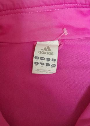 Фирменная толстовка розового цвета с полосками по рукавам adidas made in vietnam5 фото