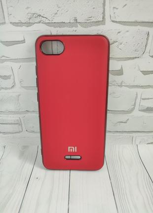 Чехол xiaomi redmi 6a matte logo