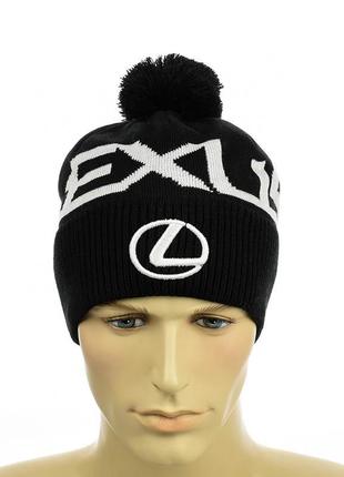Подростковая шапка "lexus" черный