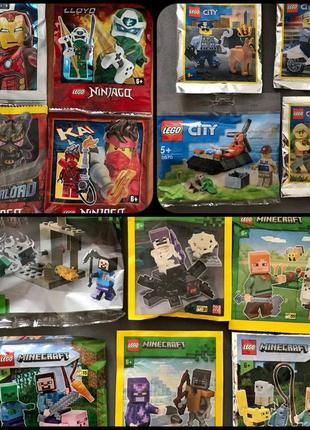 Lego minecraft, lego city, lego ninjago