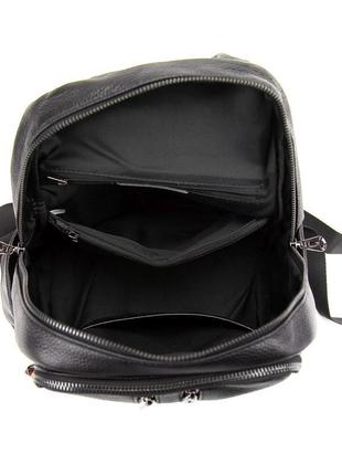 Женский кожаный рюкзак на два отдела olivia leather a25f-fl-8815a