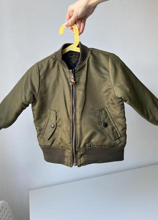 Демисезонная курточка для мальчика 2-3 р 98 см весна бомбер