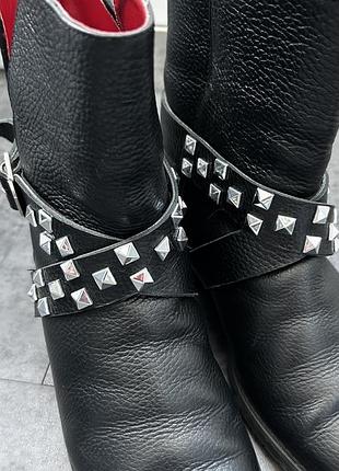 Ботинки (в стилі козаки) шкіра