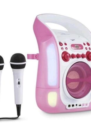 Караоке з двума мікрофонами та світловими ефектами. німеччина.