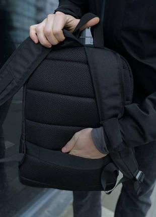 Рюкзак для ноутбука, городской, черный, большой4 фото