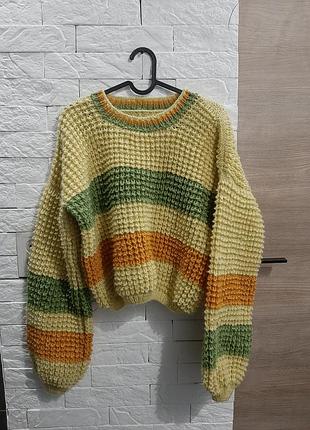 В'язаний светр ( ручна робота ) 💛🧡💚