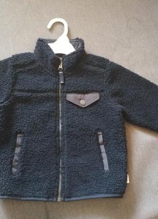 Куртка деми бомбер кофта меховая carter's, сша, мальчику девочке на 1-2 года, размер 2т2 фото