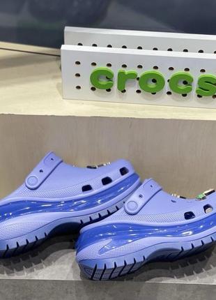 Крокс мега краш клог фіолетові crocs mega crush clog violet4 фото