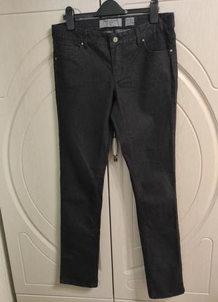 Чорні джинси жіночі на високий зріст довгі р.48/w31