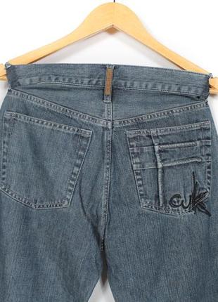 Винтажные джинсы y2k клеш женские широкие брюки размер 309 фото