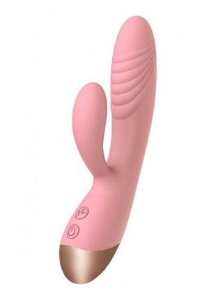 Вібратор-кролик wooomy elali pink rabbit vibrator